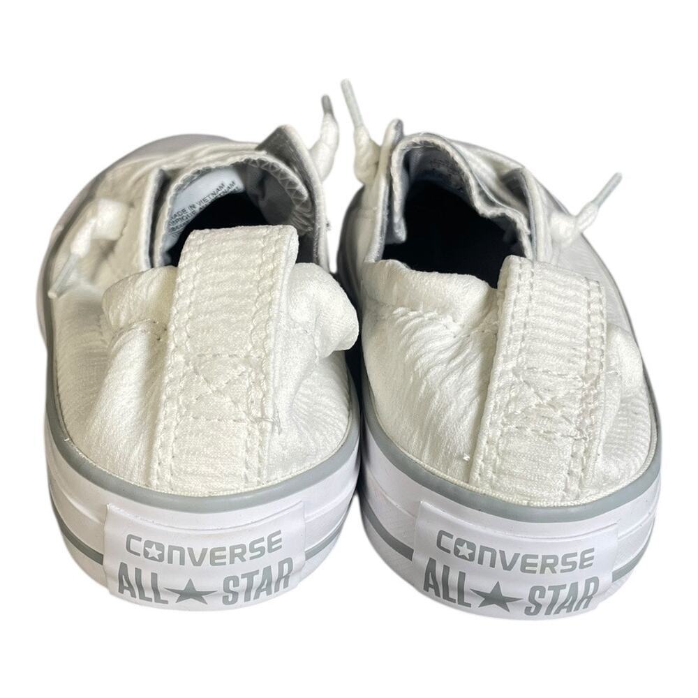 Converse Women’s Chuck Taylor All Star White Shoreline Slip On Sneakers Size-5 - Picture 5 of 9